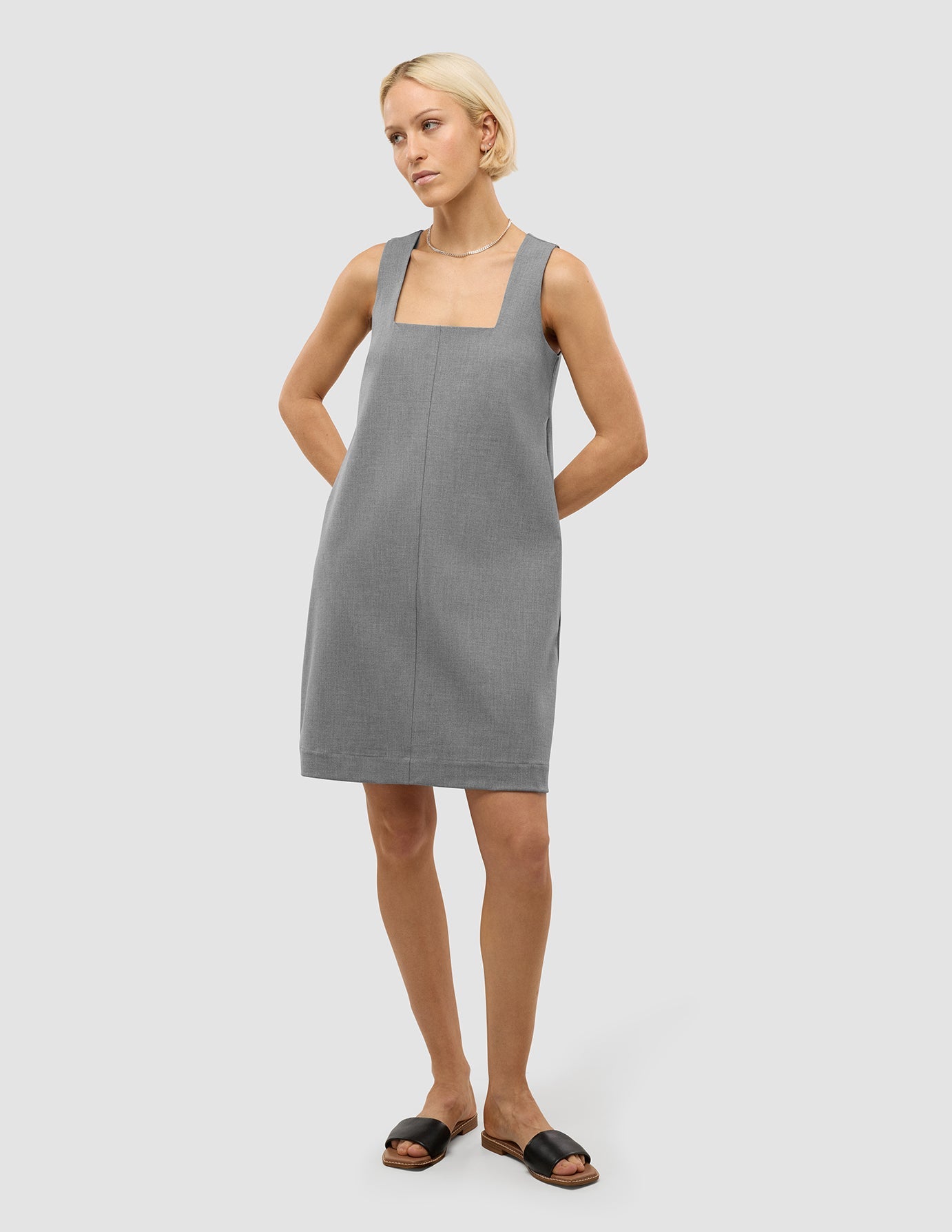 Women's Essential Spencer Dress Cloud Grey
